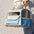 Bolso bandolera multi-bolsillos con diseño en bloques de color para transportar gatos