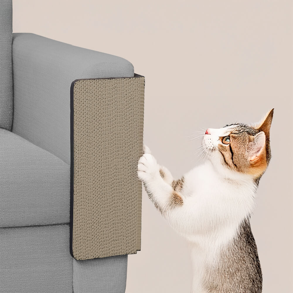 Protector de pared de esquina, tablero rascador para gatos resistente a arañazos
