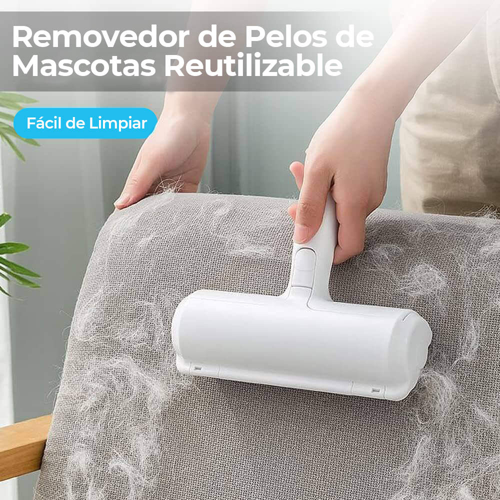 Removedor de pelo portátil para muebles, rodillo para eliminar el pelo de mascotas