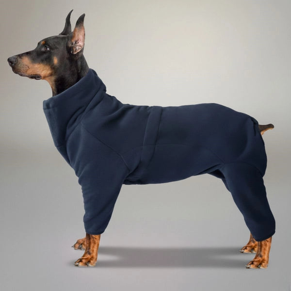 Traje de perros de vellón: calidez acogedora y de cuerpo completo para el clima frío