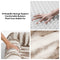 Fluffy Striped Orthopedic Bolster Dog Bed - Luxe Comfort