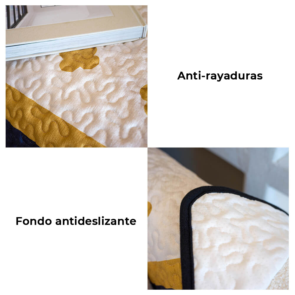 Funda de sofá de algodón de lujo ligero antiarañazos para muebles