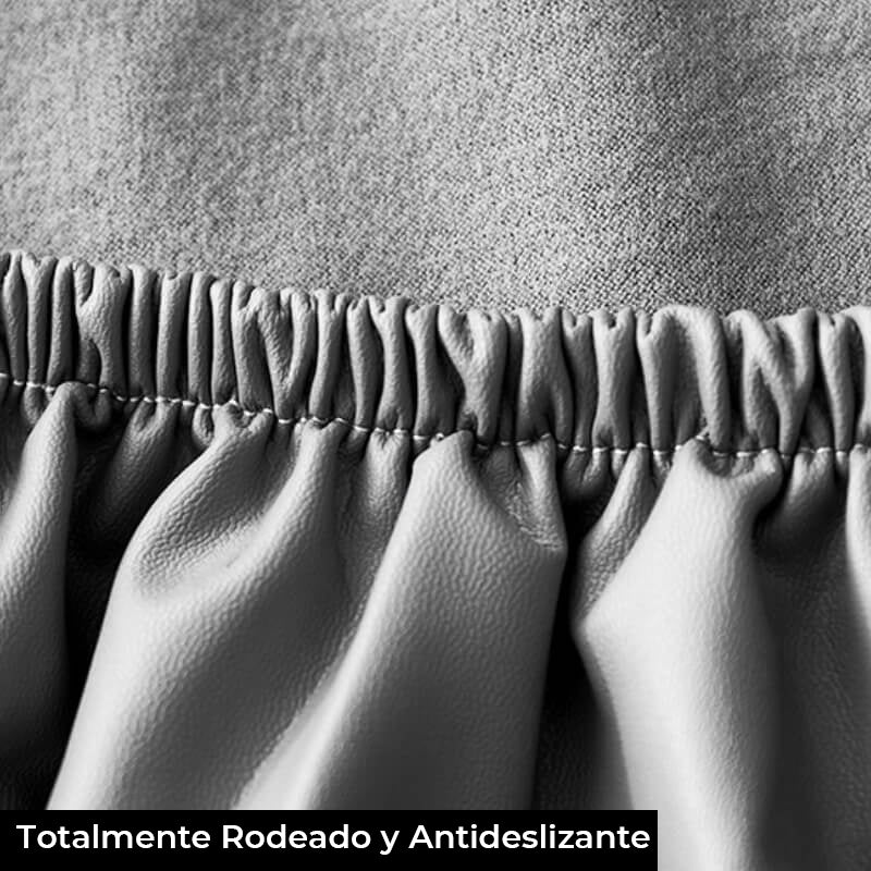 Funda de sofá de tejido con tecnología impermeable totalmente envolvente antiarañazos y resistente al pelo