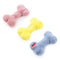 Juguete para perros de juguete de peluche chillido de huesos graciosos