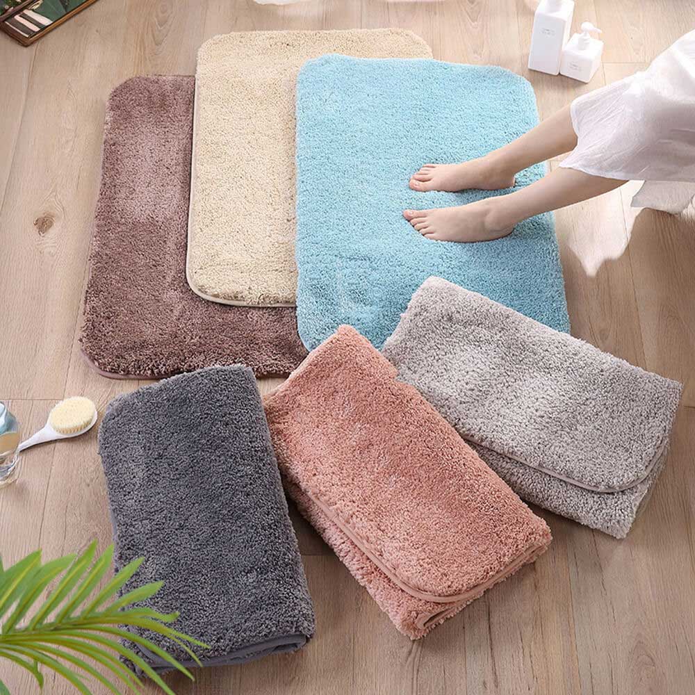 Alfombra para mascotas de felpa gruesa, absorbente y resistente al barro para patas sucias