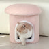 Casa portátil otomana mascota casa plegable cueva cueva de gato