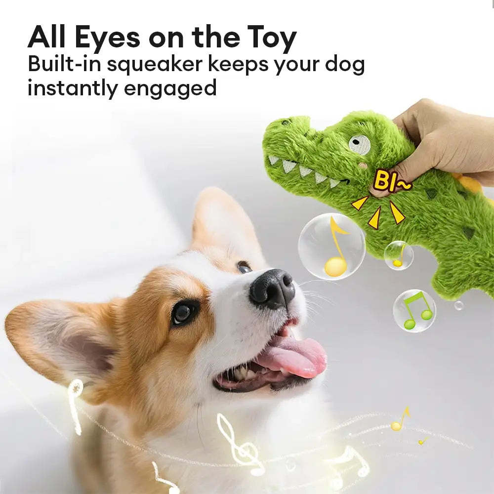 Animal Series Plush Squeak Dog Teething Toy