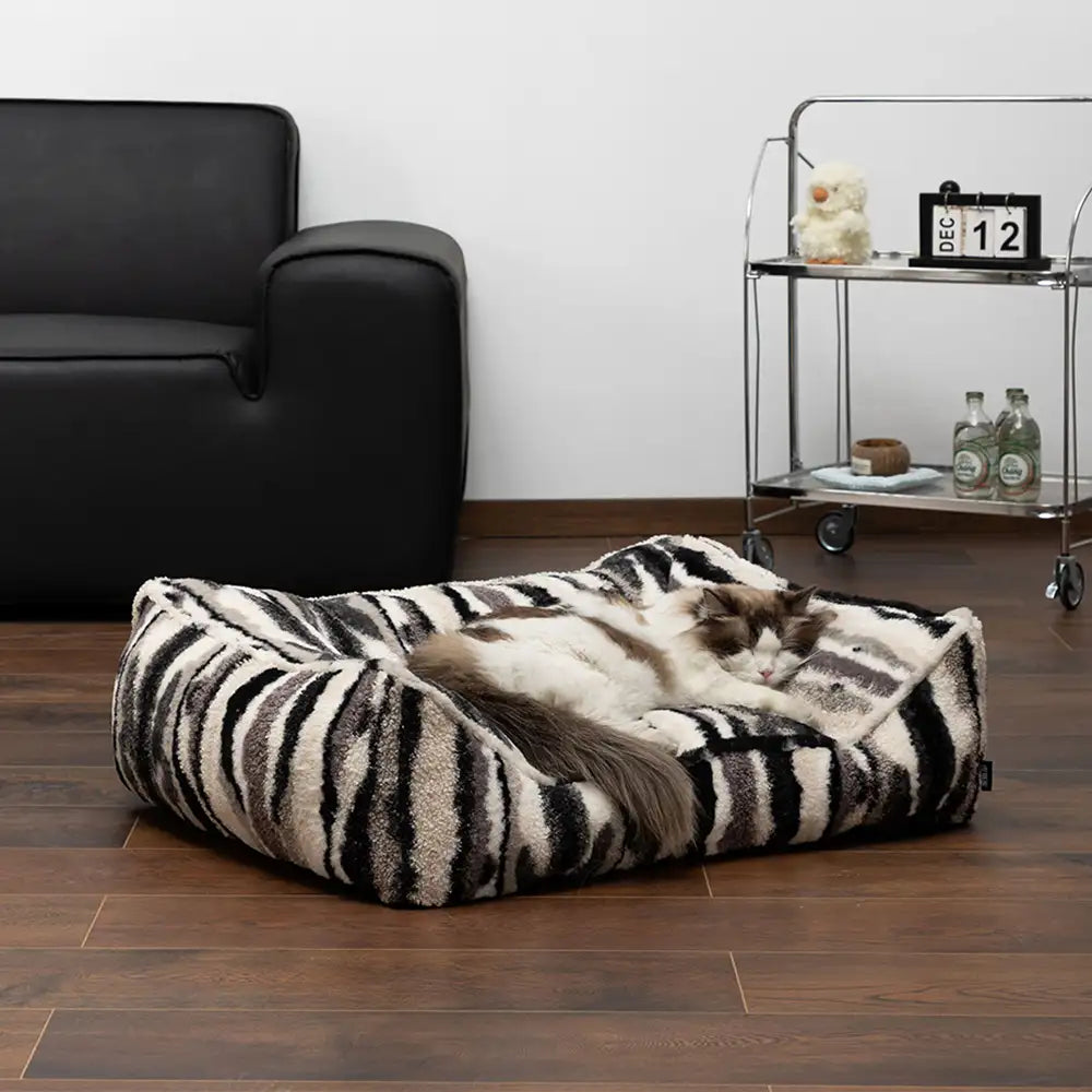 Cama grande para perros de arte en imitación de lana de cordero, cálida, resistente a rasguños y cómoda para un sueño profundo