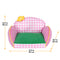 Encantador perro lavable a cuadros rosas & Sofá cama para gatos