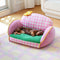 Encantador perro lavable a cuadros rosas & Sofá cama para gatos