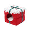 Caja de regalo de Navidad cálida cama semicerrada en la cueva y cama para perros y gatos