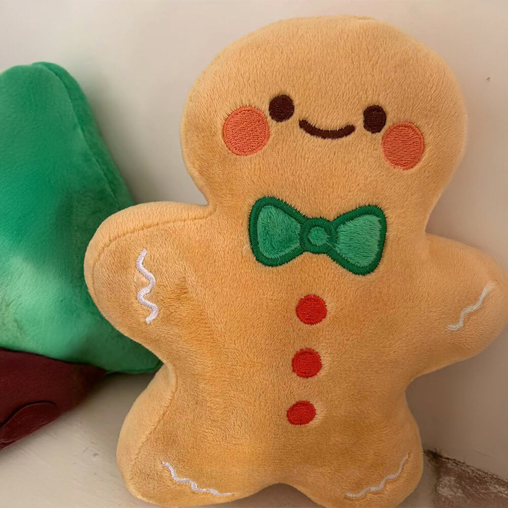 Juguete para perros de peluche interactivo muñeco de muñeca de muñeca de muñeca de muñeca de Navidad
