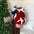 Cojín multifuncional para sofá de casa con diseño de árbol de Navidad con lazo grande