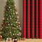 Cortinas de semi-blackout decorativas clásicas de navidad a cuadros clásicos