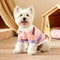 Color-Blocked Striped Faux Mink Fur Warm Dachshund Dog Sweater Suitable For Puppies