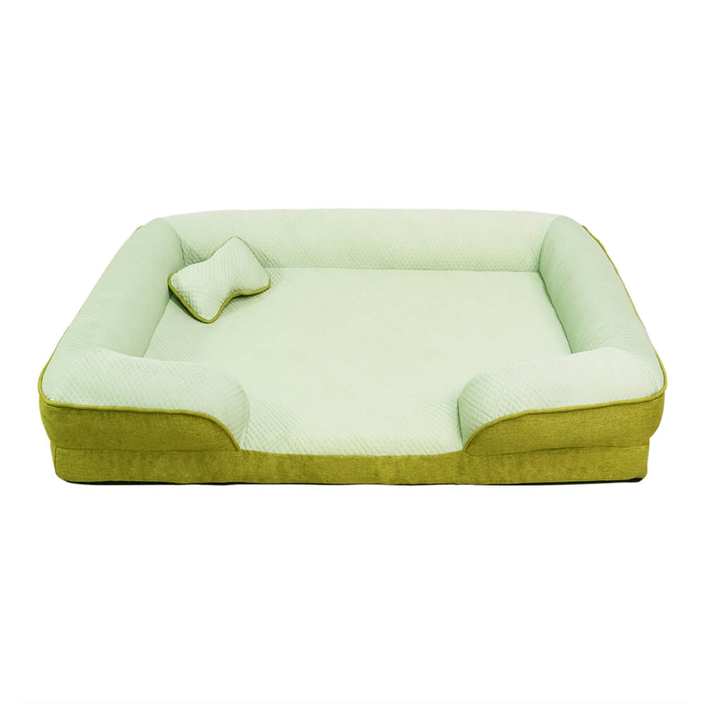 Sofá cama ortopédico grande para perros lavable y refrigerante