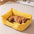 Cama para perros de corduroy resistente a rasguños, transpirable, desmontable y cómoda