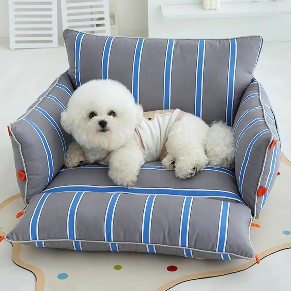 Cama de algodón cama calmante sofá cama para perros
