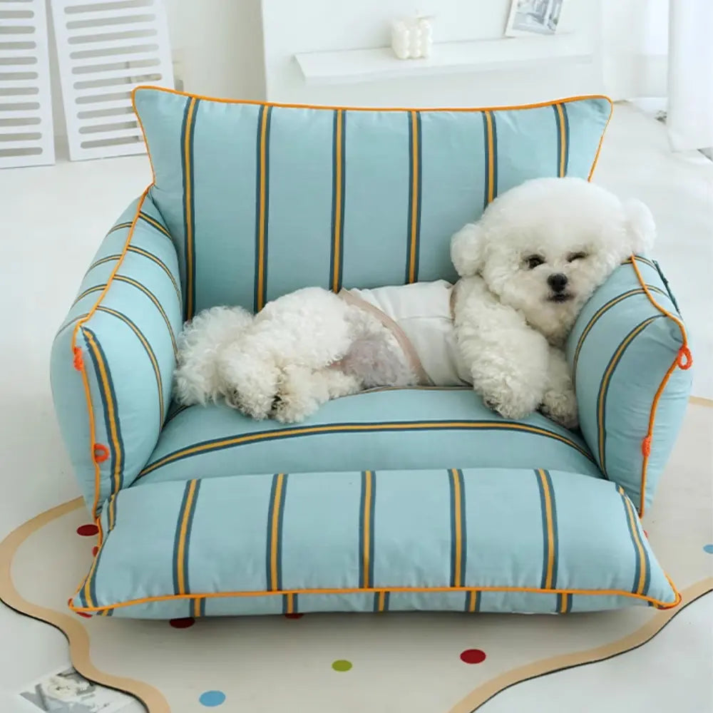 Cama Sofá para Perros de Algodón Comfort Calmante