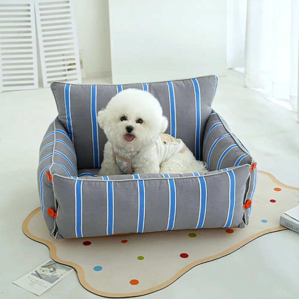 Cama de algodón cama calmante sofá cama para perros