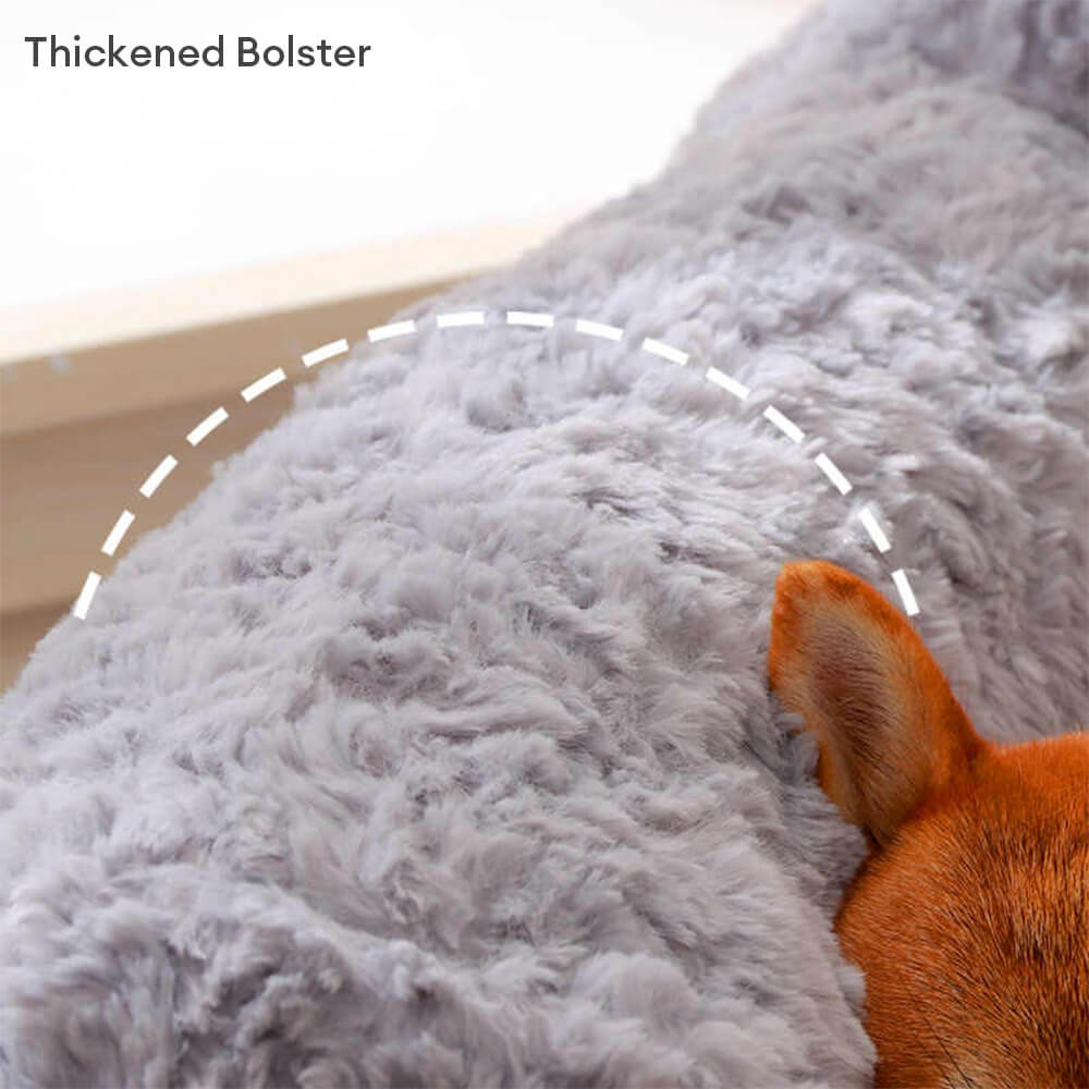 Cómodo sofá cama para perros y gatos, extraíble, lavable y cálido con soporte completo