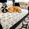 Creative Plaid Pattern Anti-Cat Scratch And Non-Slip Couch Cover - Suitable For All Seasons