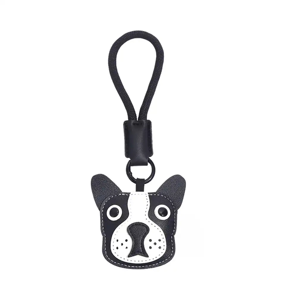 Llavero de imitación de cuero para perros - Regalo divertido para amantes de los perros y dueños de mascotas
