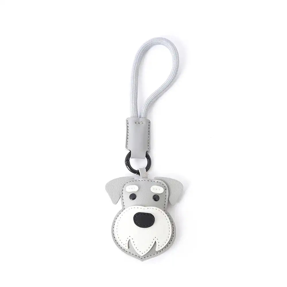Llavero de imitación de cuero para perros - Regalo divertido para amantes de los perros y dueños de mascotas
