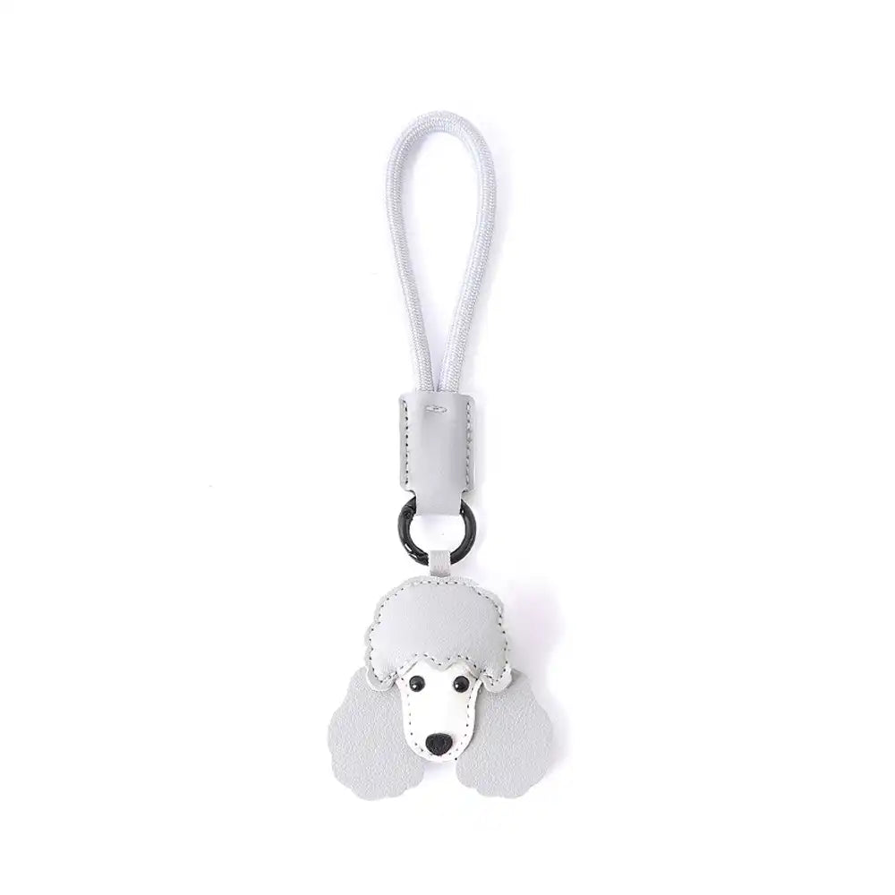 Llavero de imitación de cuero para perros - Regalo divertido para amantes de los perros y dueños de mascotas