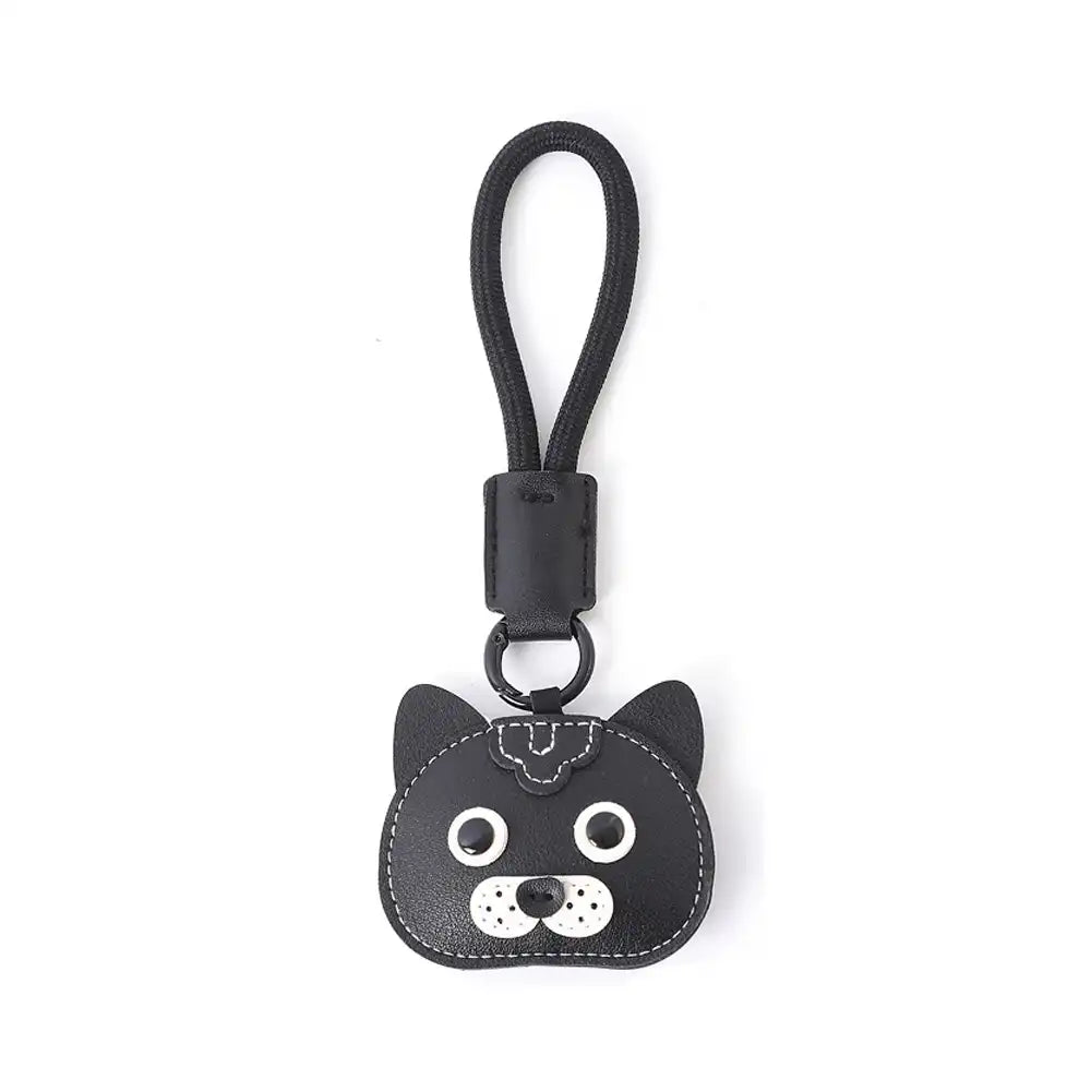 Llavero de imitación de cuero para perros - Regalo divertido para amantes de los perros y dueños de mascotas