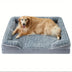 Cama de perros ortopédica de soporte envolvente impermeable desmontable