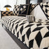 Diamond-Pattern Plush Couch Cover