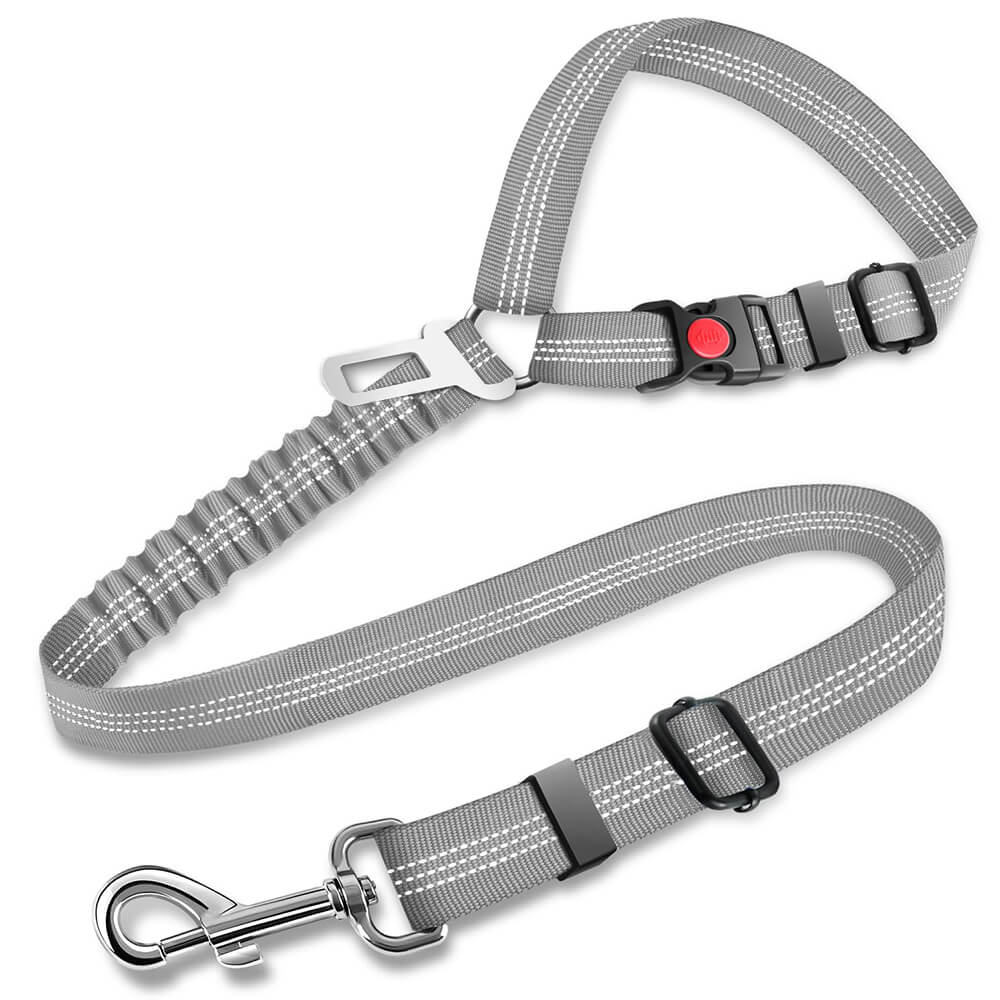Cinturón de seguridad para perro para reposacabezas de vehículo