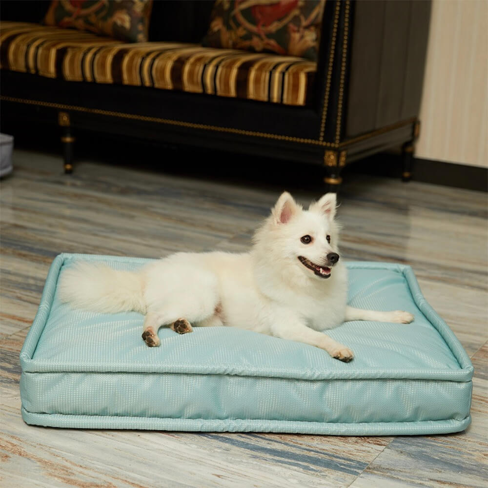 Cama para perros con almohada de máxima comodidad, duradera, resistente al agua, resistente al desgarro