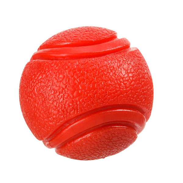 Bola de chillido elástica juguete flotante bola de agua para masticar juguetes