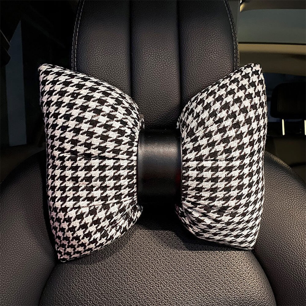 Funda de asiento de coche de malla transpirable con diseño de espiga de lujo, juego completo