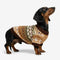 Fair Isle Vintage Pattern Dachshund And Small To Medium-Sized Dog Sweater