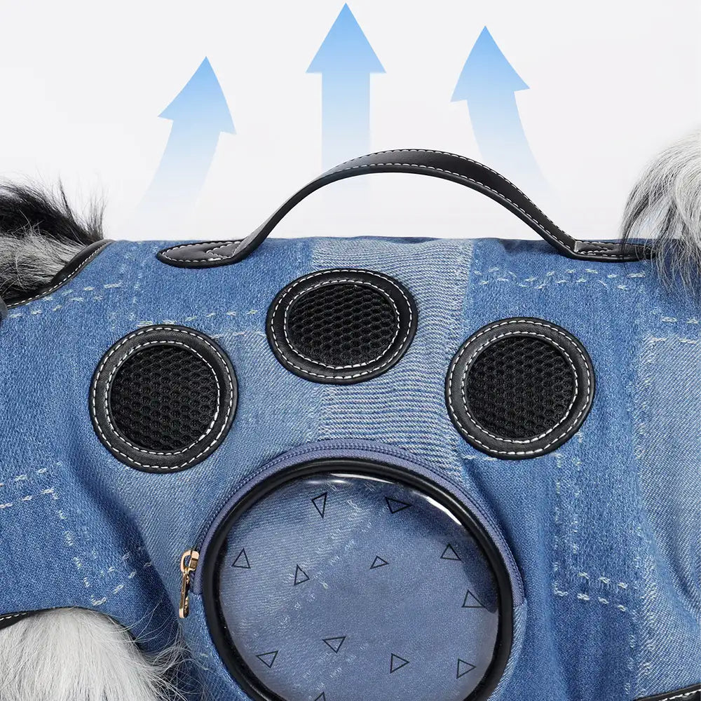 Hands-Free Dog Backpack Carrier for Travel & Hiking – Multifunctional Pack for Medium Dogs