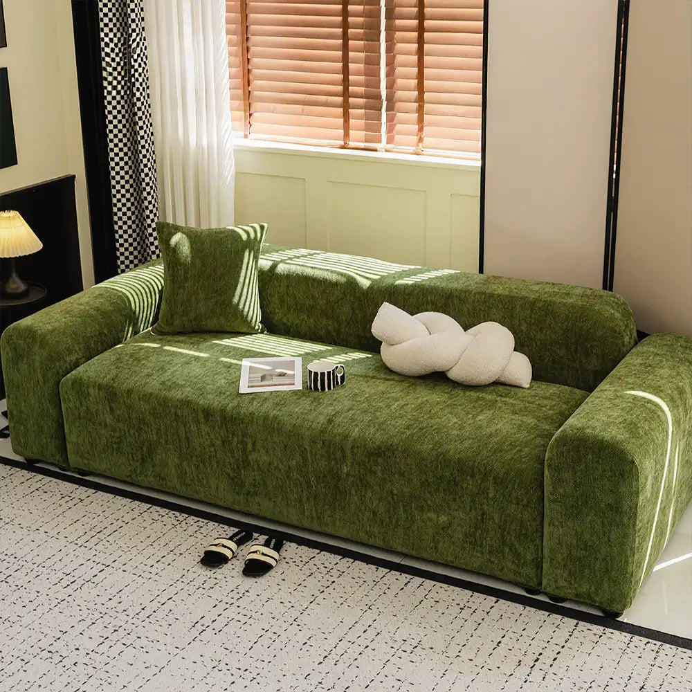 Herringbone Full Coverage Comfortable Scratch-Resistant Sofa Protection Magic Couch Cover