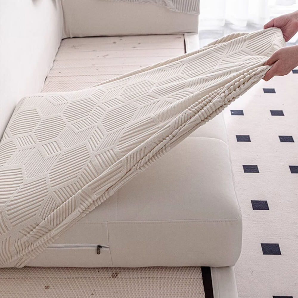 Funda de sofá mágica impermeable elástica con patrón de panal