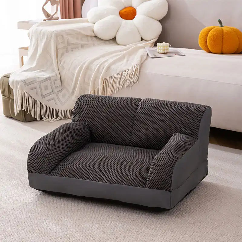 Sofá cama grande, transpirable, resistente a rasguños y lavable para gatos y perros