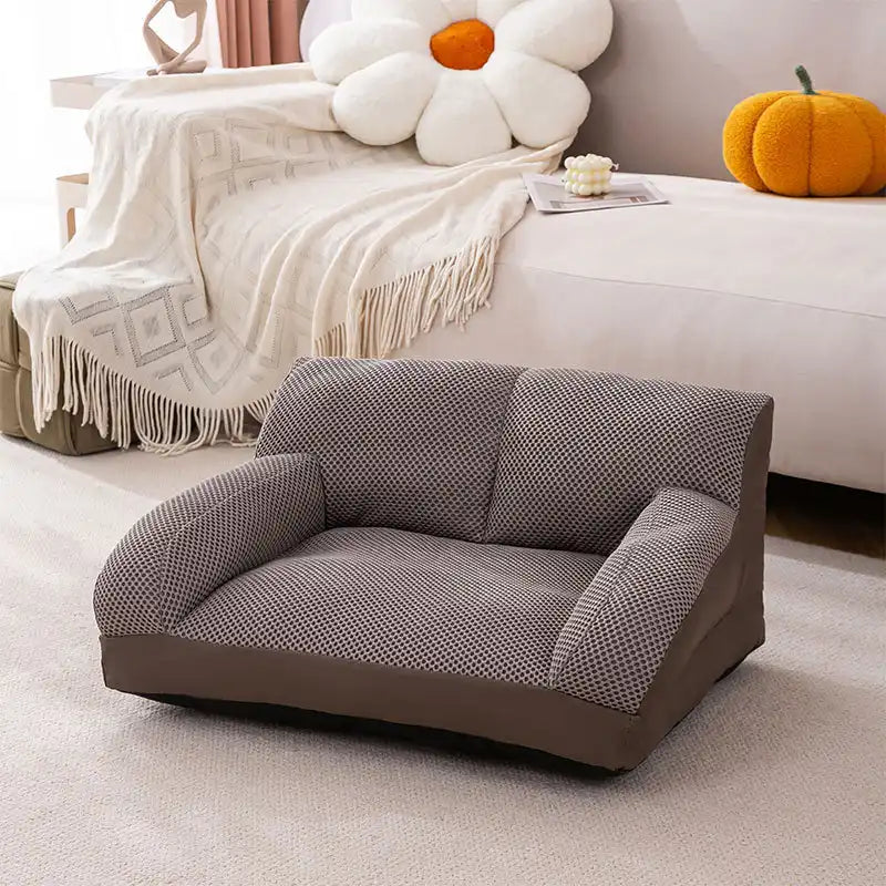 Sofá cama grande, transpirable, resistente a rasguños y lavable para gatos y perros