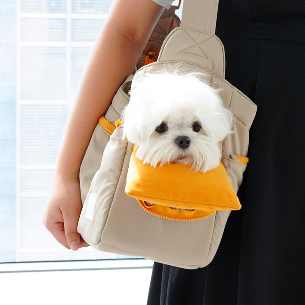 Bolsa de transporte grande y suave para perros y gatos portátil