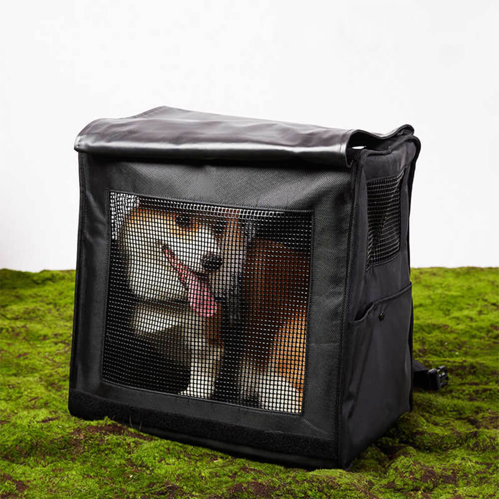 Mochila de viaje para mascotas, impermeable, de malla transpirable y de gran espacio