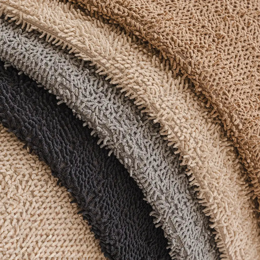 Luxury Long Plush Chenille All-Season Soft And Non-Slip Couch Cover For Muddy Paws