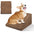 Rampas de perro de espuma modular con escaleras para escaleras con Velcro