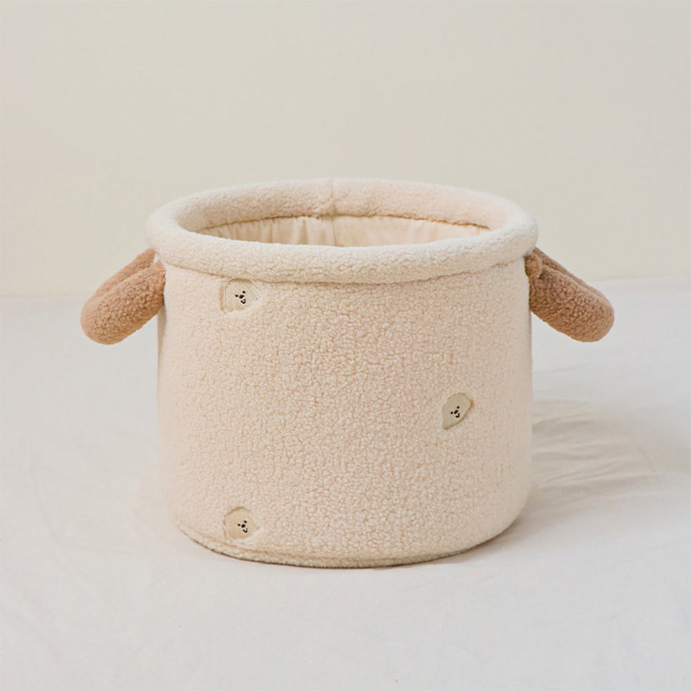 Cesta de almacenamiento de juguetes de peluche para perros, multifuncional y duradera