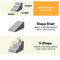 Escaleras de perro plegables 2-en-1 plegables con modo rampa