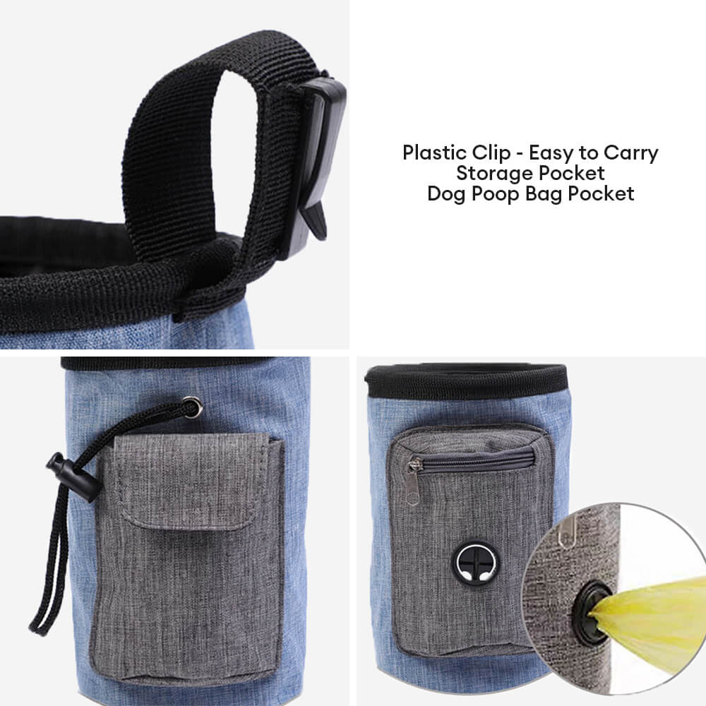 Bolsa de entrenamiento para perros portátil, impermeable y para exteriores