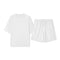 Resistente al pelo de mascotas ecológico y puro <tc>Color</tc> Conjunto de pijama para parejas de manga corta y cuello redondo